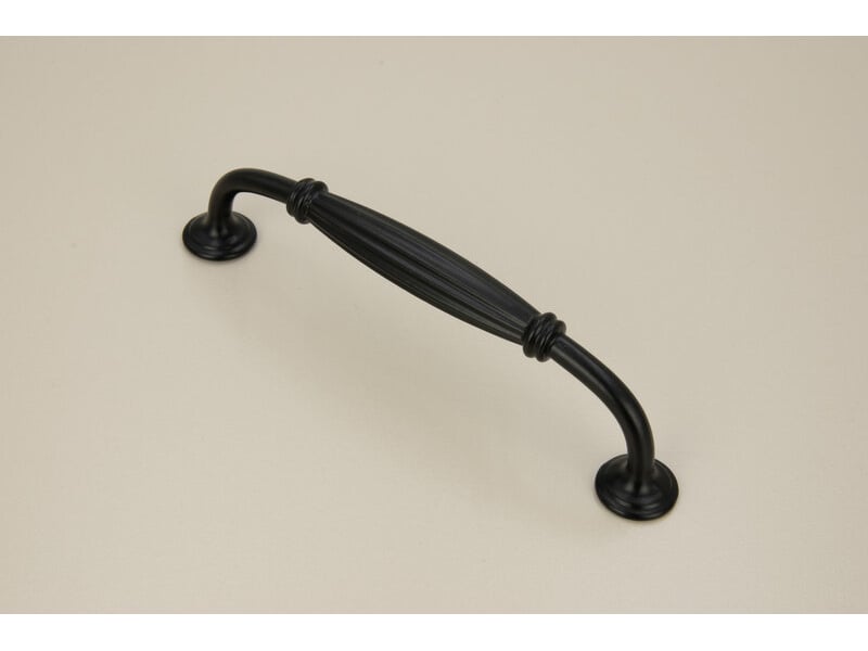  Tireur de meuble métallique noir de 128 mm  - Conforama B