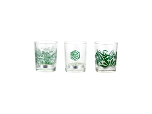Photophores jungle avec bougies chauffe-plat