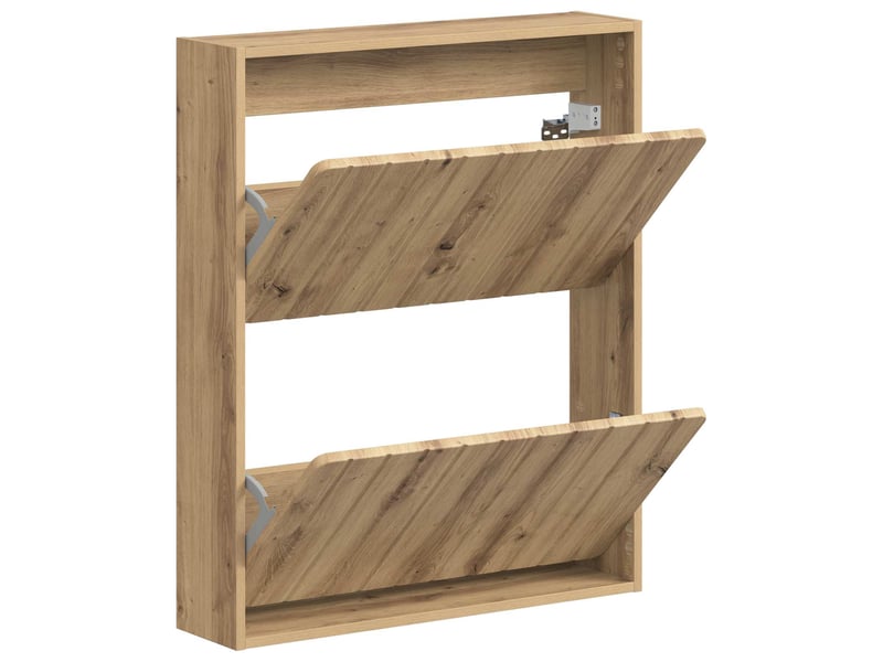  Meuble à chaussures mural, armoire à chaussures zwolle 71x17x86 cm shl7082  - Conforama C