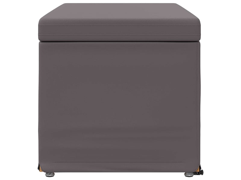  Tabouret bas, ottoman gris 81x41x40 cm  - Conforama E