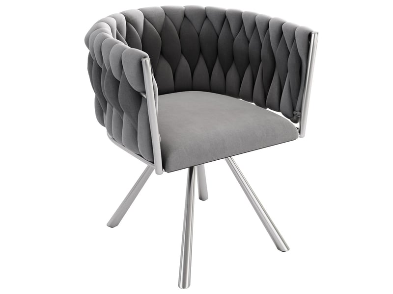  Note: the original product is german and contains a 6-piece velvet swivel chair set with metal legs in greysilver, but the current french title provided seems to describe a different table and chair set. I'll work with the frenc…  - Conforama A