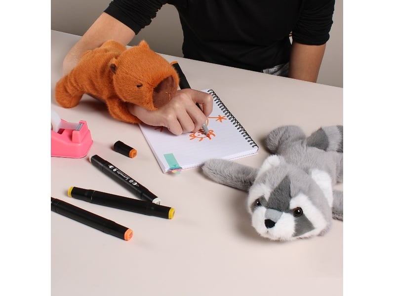  Peluche bracelet slap capybara podcoll - 25 cm  - Conforama D