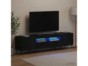 Meuble tv coloris noir  <strong></strong>  <strong></strong>