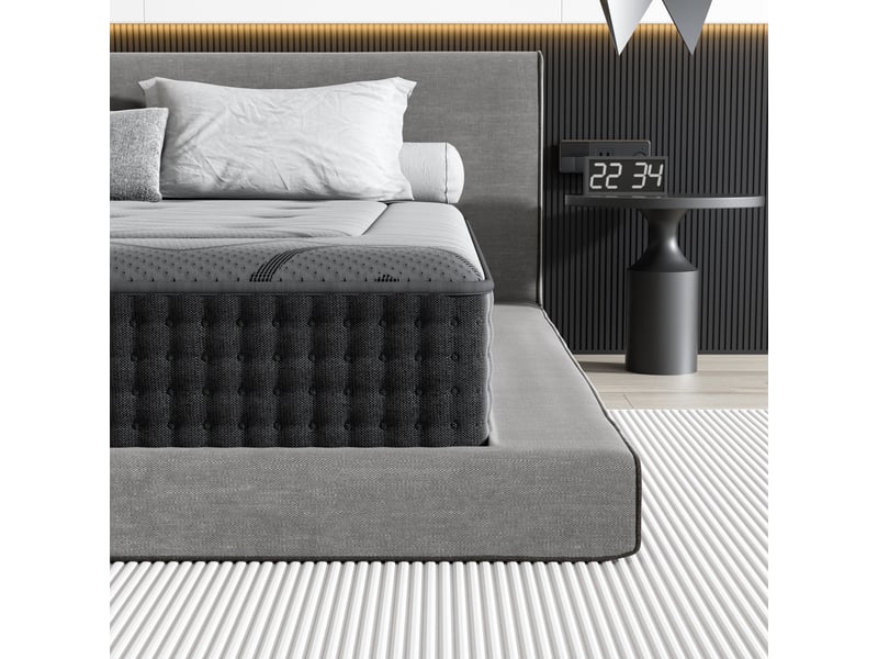  Matelas ressorts 140x200 cm de forme en mousse et ressorts, 30 cm épaisseur  - Conforama C