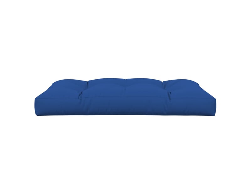  Coussin de palette, coussin de chaise, coussin de canapé bleu royal 120x80x12 cm tissu cf55319  - Conforama D