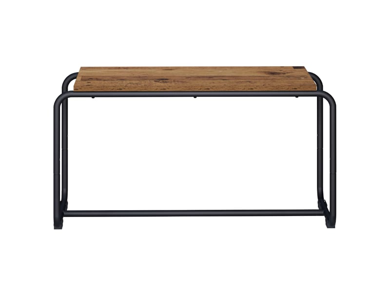  Meuble tv moderne, banc tv 80x35,5x42 cm bois ancien bois d'ingénierie  - Conforama C