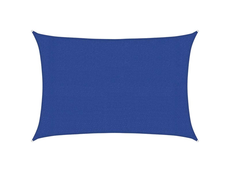  Voile d'ombrage - voile d'ombre - voile parasol 160 gm² rectangulaire bleu 3x4 m pehd  - Conforama A