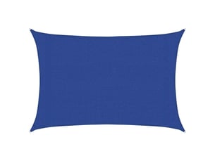 Voile d'ombrage - voile d'ombre - voile parasol 160 gm² rectangulaire bleu 3x4 m pehd