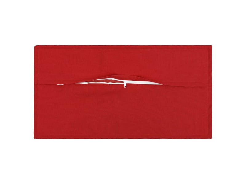 Lot de 2 coussins avec oreiller, coussins décoratifs houten rouge lin synthétique cf51211  - Conforama C