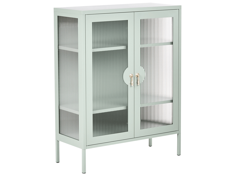 Meuble de rangement gleora métal vert menthe  - Conforama A