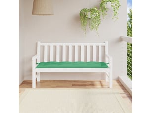 Coussin de banc de jardin, coussin d'assise vert 150x50x7 cm tissu oxford cf52855