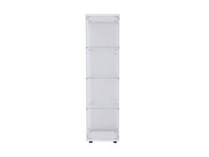 Vitrine coloris blanc    - 42.43 cmx164 cm