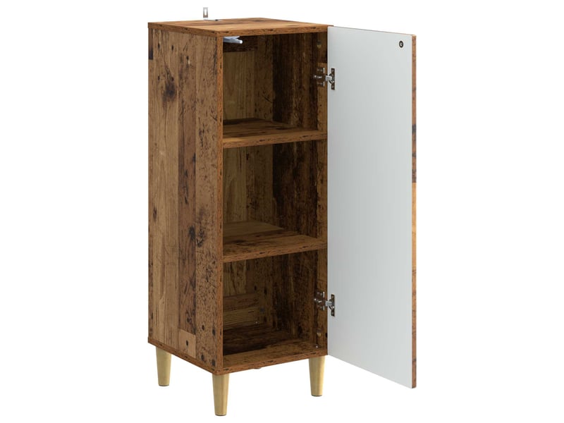  Buffet - bahut - meuble de rangement bois ancien 33 x 34,5 x 90 cm bois d'ingénierie  - Conforama D