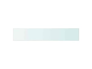 Panneau pour étagère, étagère murale verre transparent 70 x 12 cm cf43388