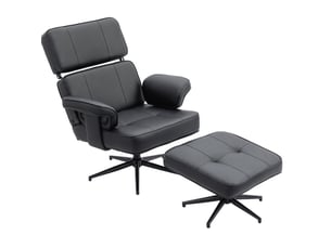 Pouf / repose pied WISHDOR  noir