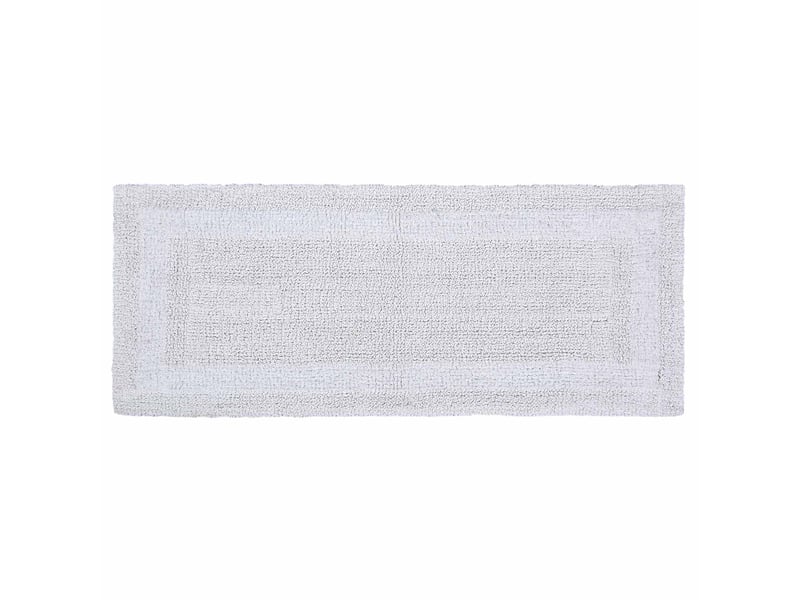 Homescapes tapis de bain long en coton, 40 x 100 cm – blanc BT1562E - Conforama A