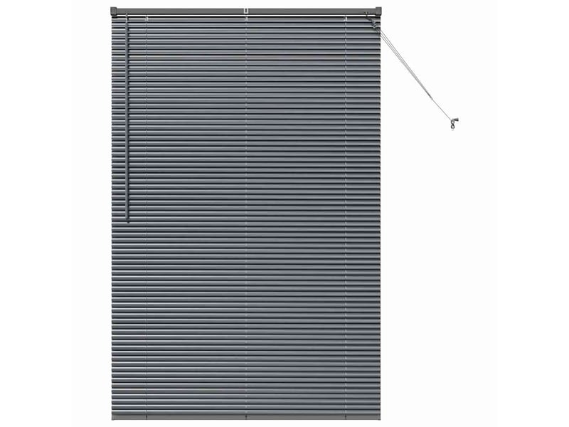 Store vénitien, store de fenêtre gris foncé 175 x 115 cm 25 mm aluminium cf47890 - Conforama A