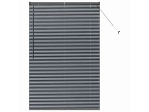 Store vénitien, store de fenêtre gris foncé 175 x 115 cm 25 mm aluminium cf47890