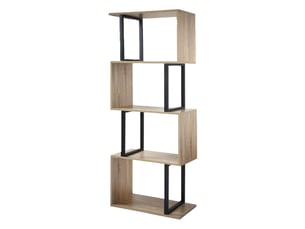 Bibliotheque coloris bois clair CALICOSY - 60 cm x 147.5 cm