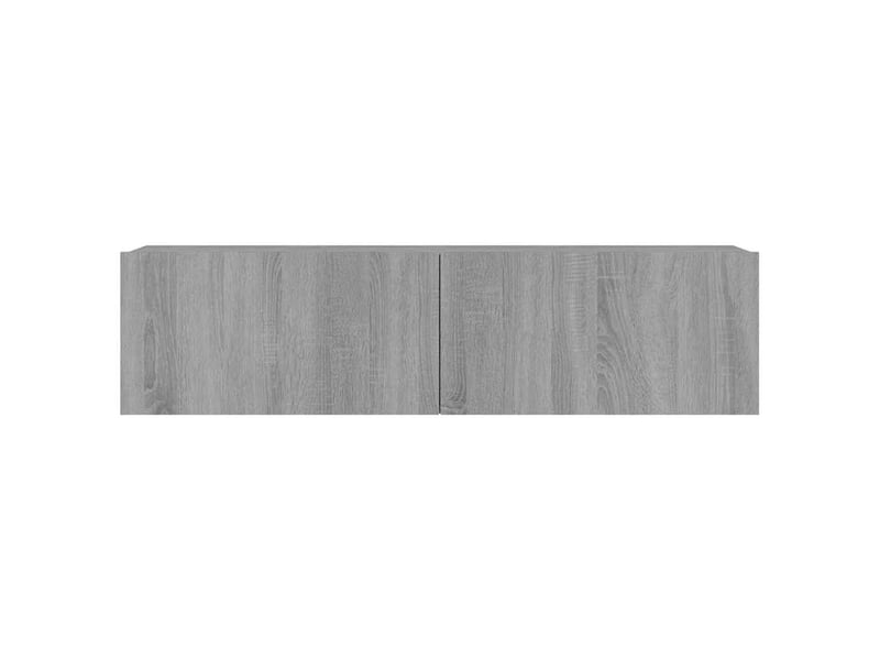  Meuble murale tv - banc tv - meuble de rangement sonoma gris 120x30x30 cm bois d'ingénierie  - Conforama E