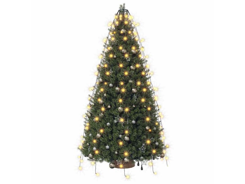  Guirlande lumineuse d'arbre de noël avec 180 led 180 cm  - Conforama D