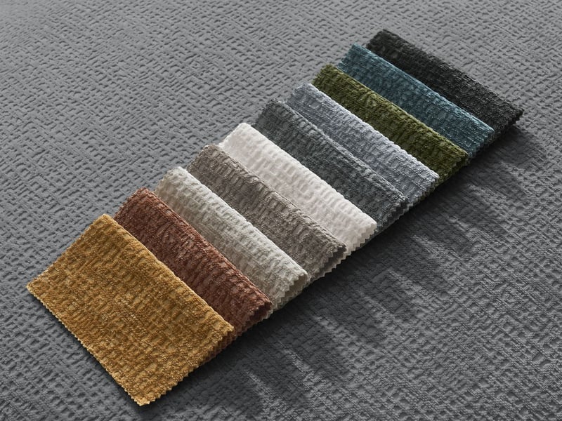  Bobochic canapé droit fixe 3 places leopold tissu texturé avec pouf gris foncé  accoudoir droit LEOPOLD - Conforama C