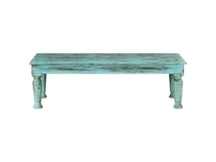 Table basse rectangulaire coloris multicolore  