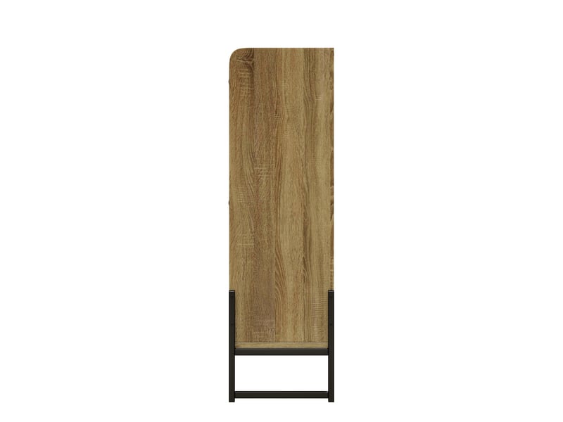  Meuble à chaussures 4 abattants réglables, rangement chaussures étroit pour entrée et couloir, design compact  - Conforama E