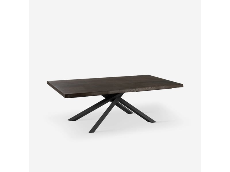 Table extensible en chêne plaqué 160240x90 blake - bois neutre - Conforama A