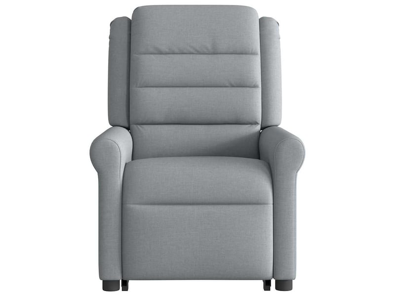 Fauteuil de massage inclinable, fauteuil relax gris clair tissu shl82400 - Conforama E