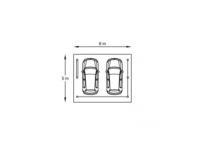  Carport combination 5064x6064 S7758 - Conforama C