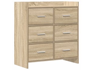 Buffet - bahut - meuble de rangement chêne sonoma 75 x 33 x 80 cm bois d'ingénierie