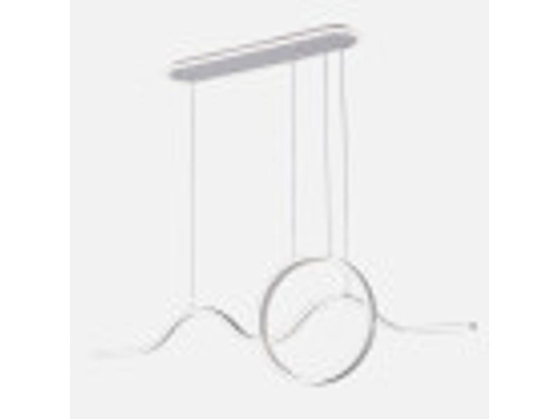  Fabrilamp year, suspension, moderne, led, 177 w, 15756 lm, 3000-4000-6000 k, blanc, 50-118.5 x 120 x 15 cm 249692001 - Conforama D