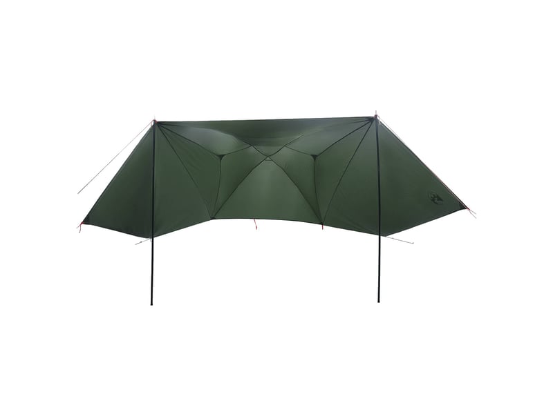  Tente voiture pour camping vert armée 350x250 cm polyester et acier  - Conforama D
