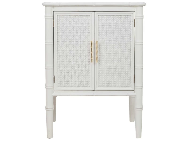  Console en bois blanc 60x38x80 cm h  - Conforama B