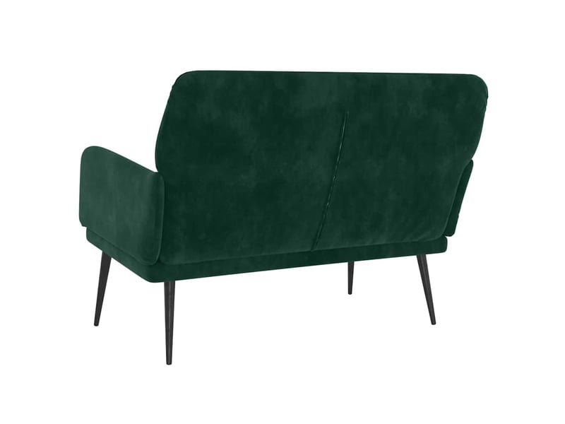  Banc chambre, banc de lit vert foncé 108x79x79 cm velours  - Conforama E