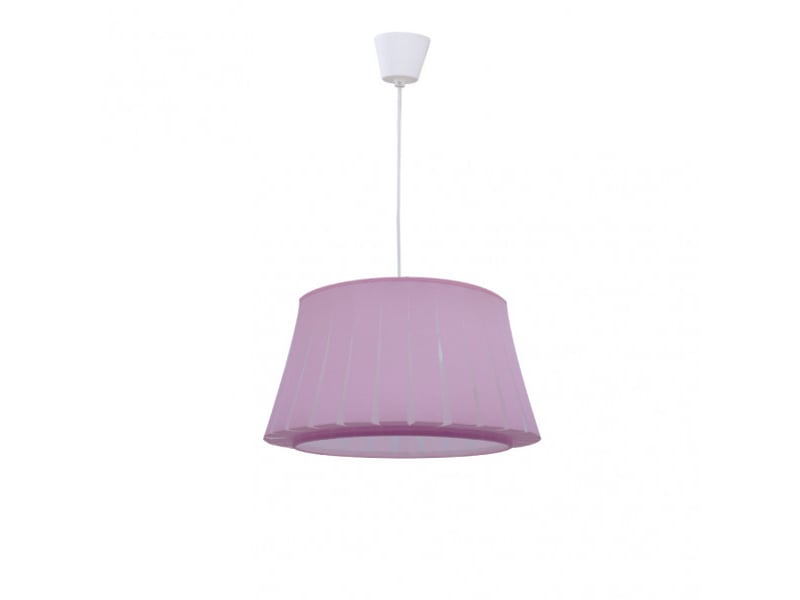  Suspension fabrilamp tripode e27 coloris lilas 75 x 38 x 38 cm 067483519 - Conforama A
