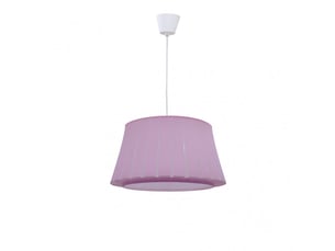 Suspension fabrilamp tripode e27 coloris lilas 75 x 38 x 38 cm