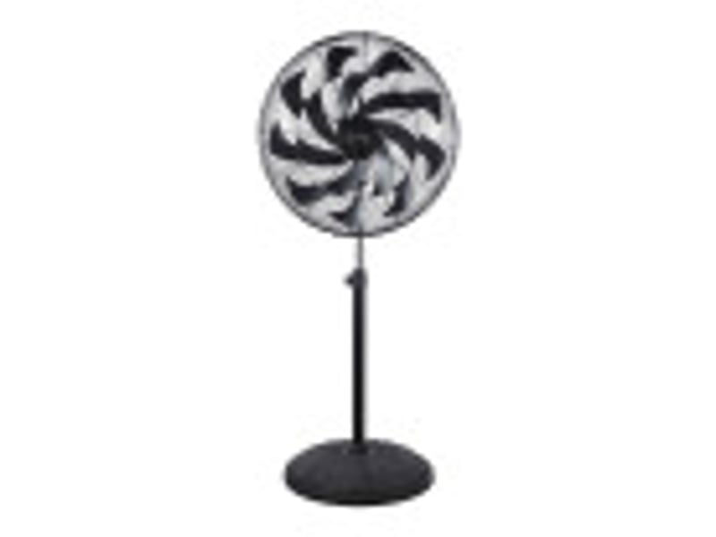  Ventilateur sur pied industriel fabrilamp centurion 300 w noir 1 vitesse ø 65 cm orientable 241441009 - Conforama B