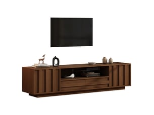 Meuble tv coloris marron 180 cm REDOM  