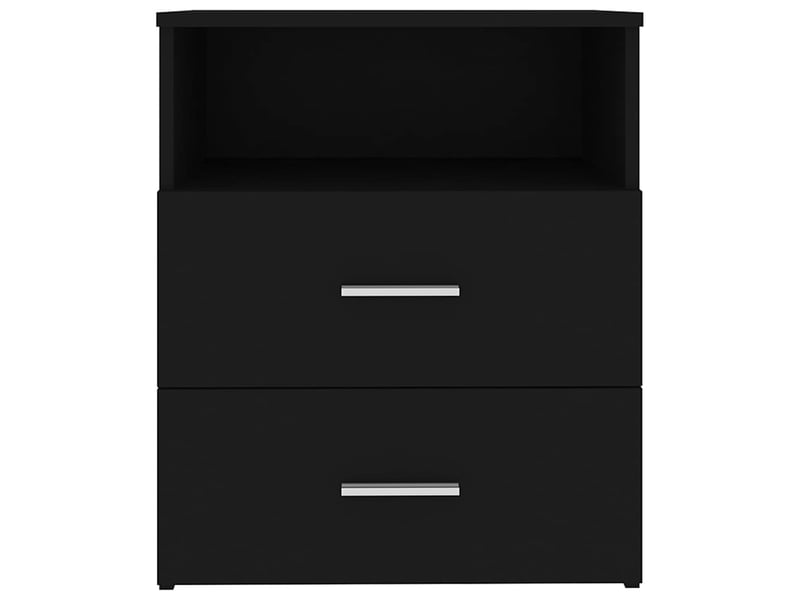  Table de chevet - cabinet de chevet - table de nuit noir 50x32x60 cm  - Conforama D