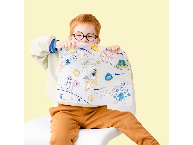  Set silicone a colorier dans l espace SMATSPACE05 - Conforama B