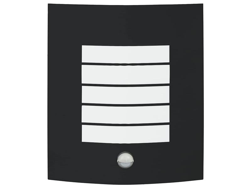  2 pièces applique murale extérieure noir 23,5x9x26 cm shl91862  - Conforama E
