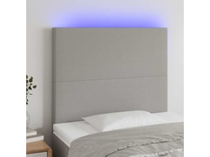 Tete de lit A poser largeur 80 cm <strong></strong> <strong></strong> argenté
