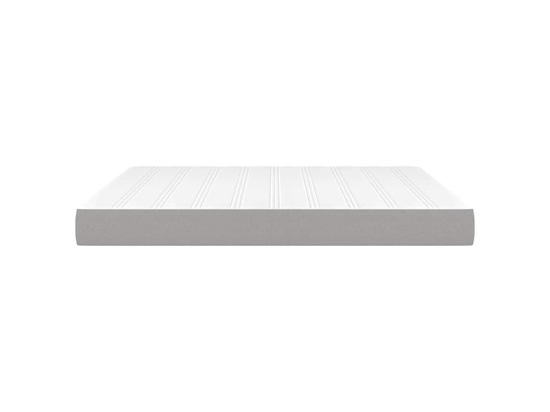  Matelas de lit à ressorts ensachés fermeté moyenne gris clair 160x200x20 cm  - Conforama D