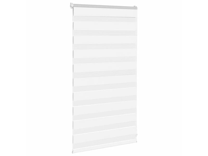 Store zèbre, store de fenêtre blanc 90x100 cm largeur du tissu 85,9 cm polyester cf48430 - Conforama C