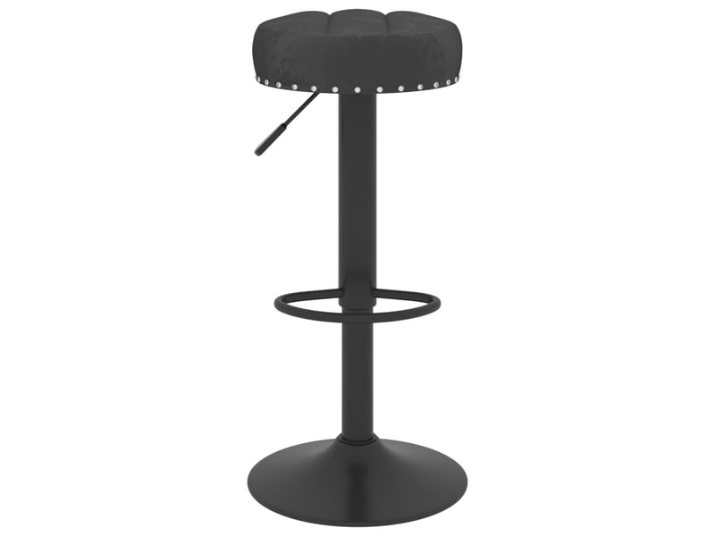  Lot de 2 tabouret de bar, chaise de bar noir velours shl65697  - Conforama D