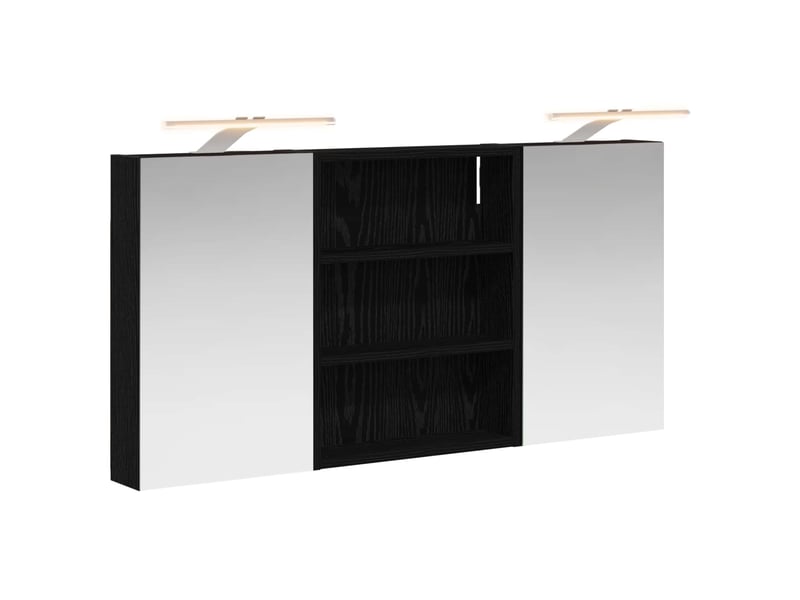  Ensemble de meubles de salle de bain 3 pcs 100x10.5x50 cm shl147  - Conforama A