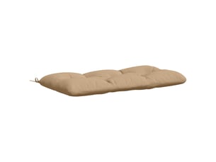 Coussin de banc, coussin d'assise, coussin de canapé vianen 100 % polyester sable 100 x 60 x 12 cm cf53988