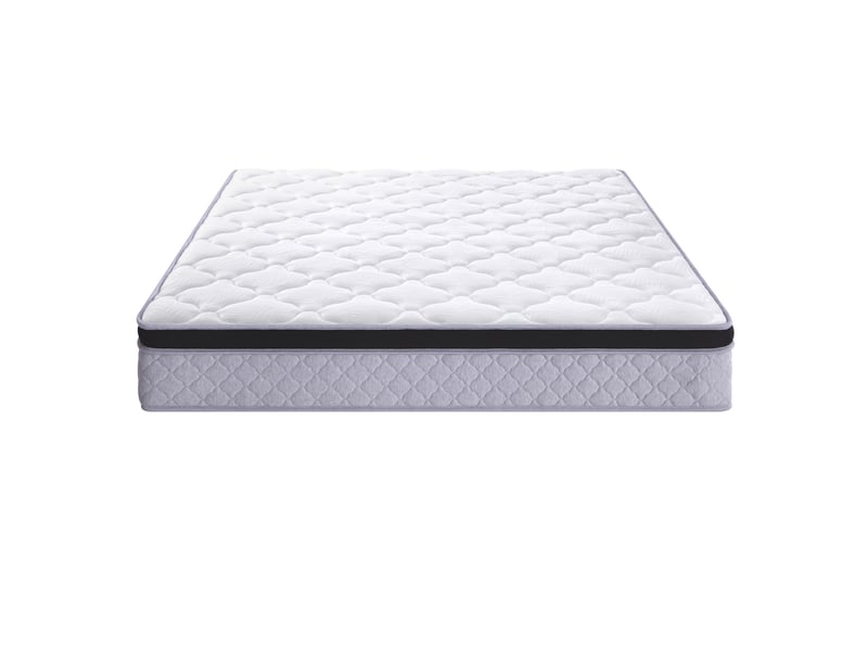  Matelas à ressorts 140x200 cm,fermeté h3,soutien ergonomique,toutes positions de sommeil,25 cm,livré roulé,blanc  - Conforama C
